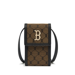 Túi MLB Dia Monogram Phone Pouch Boston Red Sox D.Beige