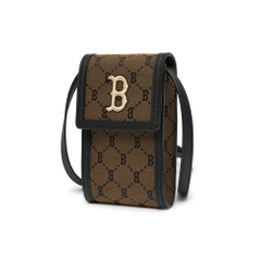 Túi MLB Dia Monogram Phone Pouch Boston Red Sox D.Beige