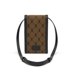 Túi MLB Dia Monogram Phone Pouch Boston Red Sox D.Beige