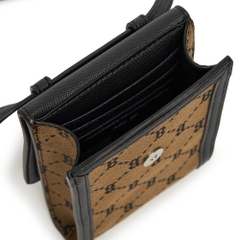 Túi MLB Dia Monogram Phone Pouch Boston Red Sox D.Beige