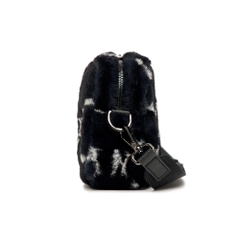 Túi MLB Diamond Monogram Fur Crossbody Bag New York Yankees Black