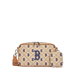 Túi MLB Korea Diamond Monogram Jacquard Crossbody Boston Red Sox L.Sand