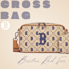 Túi MLB Korea Diamond Monogram Jacquard Crossbody Boston Red Sox L.Sand