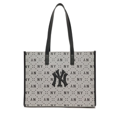 Túi MLB Diamond Monogram Jacquard Large Tote Bag New York Yankees Black