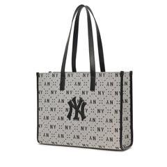 Túi MLB Diamond Monogram Jacquard Large Tote Bag New York Yankees Black