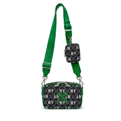 Túi MLB Korea Diamond Monogram Jacquard Mini Crossbody New York Yankees Black