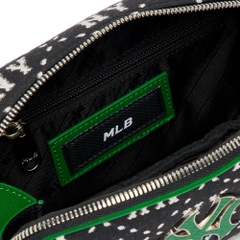 Túi MLB Korea Diamond Monogram Jacquard Mini Crossbody New York Yankees Black