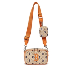 Túi MLB Diamond Monogram Jacquard Mini Crossbody Bag Boston Red Sox L.Sand