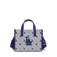 Túi MLB Diamond Monogram Jacquard Small Tote Bag LA Dodgers L.Navy