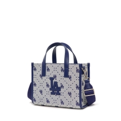 Túi MLB Diamond Monogram Jacquard Small Tote Bag LA Dodgers L.Navy