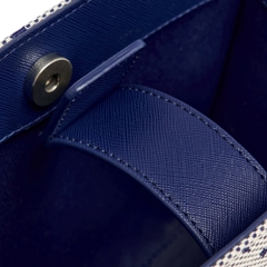 Túi MLB Diamond Monogram Jacquard Small Tote Bag LA Dodgers L.Navy