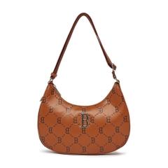 Túi MLB Diamond Monogram PU Embo Large Hobo Bag Boston Red Sox Brown