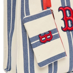 Túi MLB Ethnic Stripe Tote Bag Boston Red Sox L.Navy