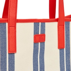 Túi MLB Ethnic Stripe Tote Bag Boston Red Sox L.Navy