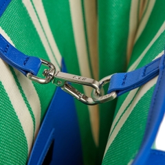 Túi MLB Ethnic Stripe Tote Bag LA Dodgers Mint