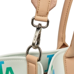 Túi MLB Gardient Monogram Coated Canvas Large Tote LA Dodgers L.Green