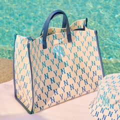 Túi MLB Gradient Monogram Tote Bag New York Yankees Blue