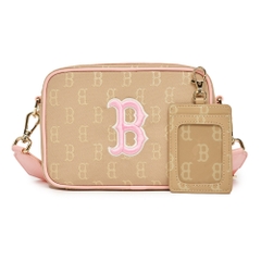 Túi MLB [KIDS] Classic Monogram Jacquard Camera Bag Boston Red Sox Gold