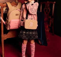 Túi MLB [KIDS] Classic Monogram Jacquard Camera Bag Boston Red Sox Gold