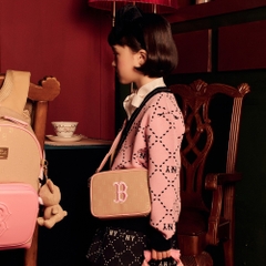 Túi MLB [KIDS] Classic Monogram Jacquard Camera Bag Boston Red Sox Gold