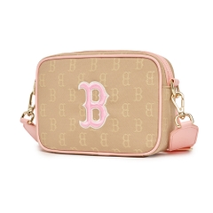 Túi MLB [KIDS] Classic Monogram Jacquard Camera Bag Boston Red Sox Gold