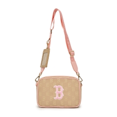 Túi MLB [KIDS] Classic Monogram Jacquard Camera Bag Boston Red Sox Gold