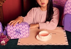 Túi MLB [KIDS] Classic Monogram Jacquard Camera Bag New York Yankees Pink