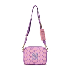 Túi MLB [KIDS] Classic Monogram Jacquard Camera Bag New York Yankees Pink