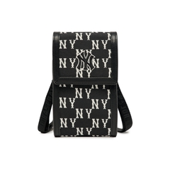 Túi MLB [KIDS] Classic Monogram Jacquard Cell Phone Bag New York Yankees Black