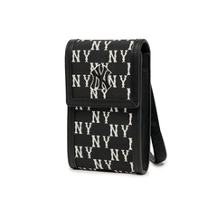 Túi MLB [KIDS] Classic Monogram Jacquard Cell Phone Bag New York Yankees Black