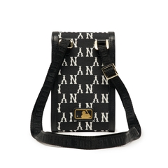 Túi MLB [KIDS] Classic Monogram Jacquard Cell Phone Bag New York Yankees Black