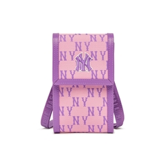 Túi MLB [KIDS] Classic Monogram Jacquard Cell Phone Bag New York Yankees Pink