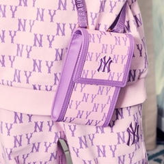 Túi MLB [KIDS] Classic Monogram Jacquard Cell Phone Bag New York Yankees Pink