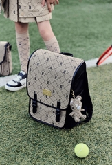 Balo MLB [KIDS] Diamond Monogram Backpack Boston Red Sox D.Beige