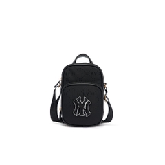 Túi MLB [KIDS] Diamond Monogram Ton Tone Phone Bag New York Yankees Black