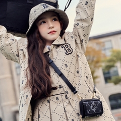 Túi MLB [KIDS] Diamond Monogram Wallet Crossbody New York Yankees Black