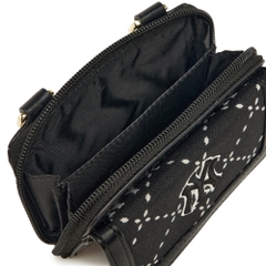 Túi MLB [KIDS] Diamond Monogram Wallet Crossbody New York Yankees Black