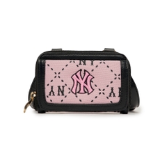 Túi MLB [KIDS] Diamond Monogram Wallet Crossbody New York Yankees Pink