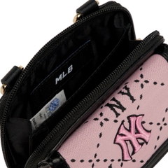 Túi MLB [KIDS] Diamond Monogram Wallet Crossbody New York Yankees Pink