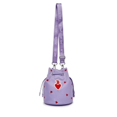 Túi MLB [KIDS] Heart Bucket Bag Boston Red Sox Violet