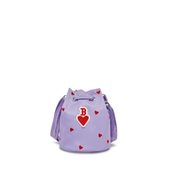 Túi MLB [KIDS] Heart Bucket Bag Boston Red Sox Violet