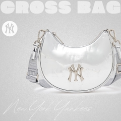 Túi MLB Korea Silver Crossbody New York Yankees