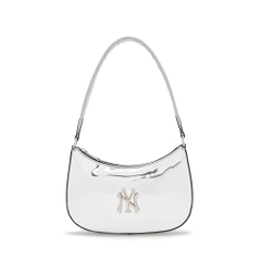 Túi MLB Korea Silver Hobo Bag New York Yankees