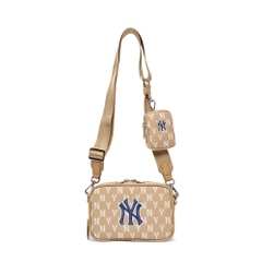 Túi MLB Mini Monogram Crossbody New York Yankees D.Beige