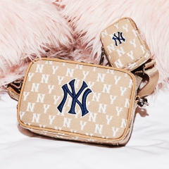 Túi MLB Mini Monogram Crossbody New York Yankees D.Beige