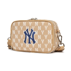 Túi MLB Mini Monogram Crossbody New York Yankees D.Beige