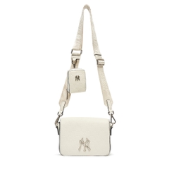 Túi MLB Mini Monogram Embo Crossbody New York Yankees Cream