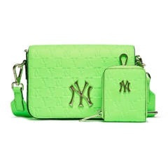 Túi MLB Mini Monogram Embo Crossbody New York Yankees N.Green