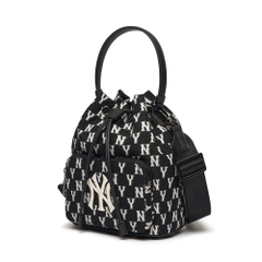 Túi MLB Monogram Bucket Bag New York Yankees Black