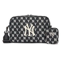 Túi MLB Monogram Crossbody New York Yankees Black